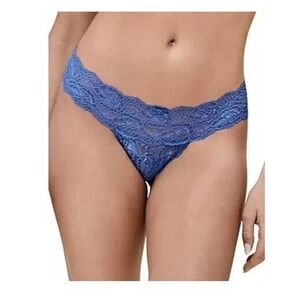 Skarlett Blue 2 Pack Panties L Lace Goddess Panty Brief Blue + 1 CK Thong NEW